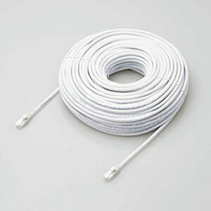 GR LANP[u/CAT6AΉ/EU RoHSwߏ/ܐ܂h~/ȈՃpbP[Wdl/50m//zCg LD-GPAT/WH50/RS