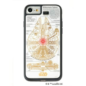 STAR WARS X^[EEH[Y ObYRNV FLASH M-FALCON A[g iPhone 7/8P[X  F7/8W