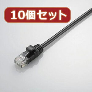 ��10�Z�b�g �G���R�� Gigabit ���炩LAN�P�[�u��(Cat6����) LD-GPY BK2X10