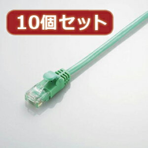 ��10�Z�b�g �G���R�� Gigabit ���炩LAN�P�[�u��(Cat6����) LD-GPY G5X10