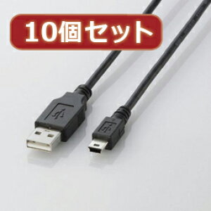 ��10�Z�b�g �G���R�� USB2.0�P�[�u��(mini-B�^�C�v) U2C-M30BKX10