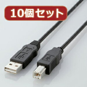 ��10�Z�b�g �G���R�� �G�RUSB�P�[�u��(A-B�E0.5m) USB2-ECO05X10