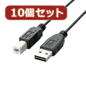 ��10�Z�b�g �G���R���@���ʑ}��USB�P�[�u��(A-B) U2C-DB25BKX10