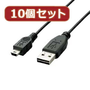 ��10�Z�b�g �G���R���@���ʑ}��USB�P�[�u��(A-miniB) U2C-DMB02BKX10