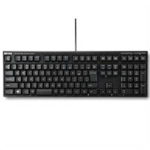 BUFFALO obt@[ USBڑ LfB[vXg[Np^OtL[{[h ubN BSKBU510BK