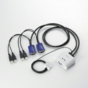 ☆エレコム USBパソコン切替器 KVM-KUSN