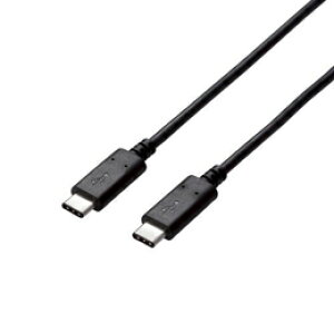���G���R�� USB2.0�P�[�u��(Type-C-TypeC) U2C-CC5P10NBK