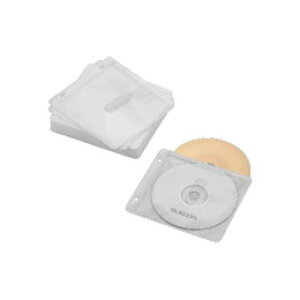 ☆エレコム Blu-ray・CD・DVD対応不織布ケース 2穴 CCD-NBWB60WH