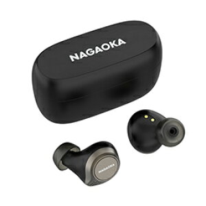 ��NAGAOKA Bluetooth5.0�Ή� �I�[�g�y�A�����O�@�\���� �����ԘA���Đ����S���C�����X�C���z�� �u���b�N BT824BK