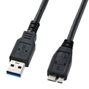 TTvC@USB3.0}CNP[u(A-MicroB)1.8m@KU30-AMC18BK