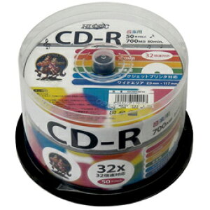 HI DISC CD-R 700MB 50Xsh yp 32{Ή Chv^u HDCR80GMP50
