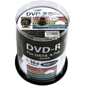 HI DISC@DVD-R 4.7GB 100Xsh 1`16{Ή Chv^u@HDDR47JNP100