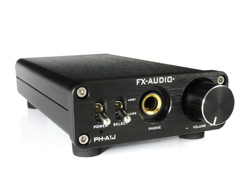 2系統アナログ入力を備えたディスクリートヘッドフォンアンプ 送料無料 『1年保証』 FX-AUDIO- ブラック パワートランジスタディスクリート構成ヘッドフォンアンプ 授与 PH-A1J