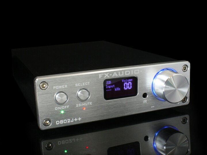 楽天市場】送料無料 FX-AUDIO- D802J++ [シルバー] デジタル3系統24bit 