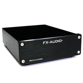 送料無料 FX-AUDIO- PE-01J LIMITED[ブラック] MMカートリッジ対応 フォノイコライザー プリアンプ 限定モデル