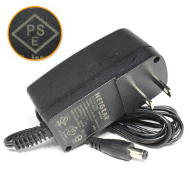 【中古】DC12V/1A スイッチング式 汎用ACアダプター センタープラス/内径2.1mm
