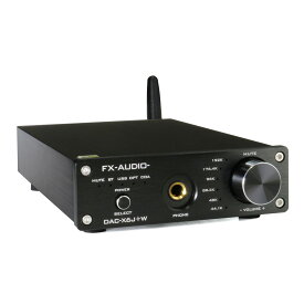 送料無料 FX-AUDIO- DAC-X6J+W[ブラック]高性能ヘッドフォンアンプ＆プリアンプ搭載Bluetooth 対応 ハイレゾDAC 光 オプティカル 同軸 デジタル USB 最大24bit 192kHz