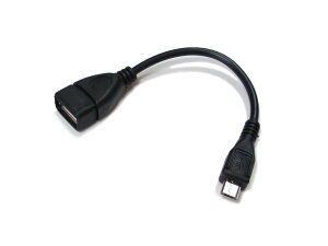 MicroUSB OTG�P�[�u�� USB On-the-Go �z�X�g�P�[�u�� Black