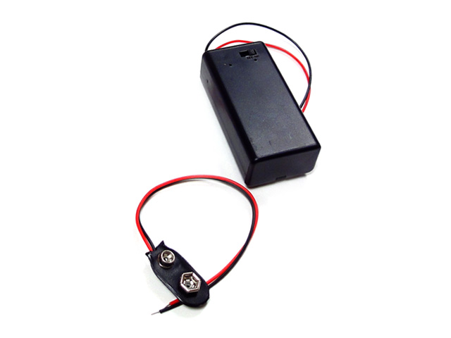 スイッチ付 角型9V 006P 電池ケース 実物 バッテリースナップ1本SET 安心と信頼