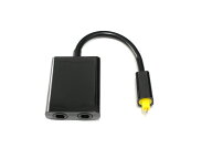 光デジタル オーディオ スプリッター 2分配 光角型 1入力2分配 光角型（オス1:メス2）分配器 SPDIF ハイ…
