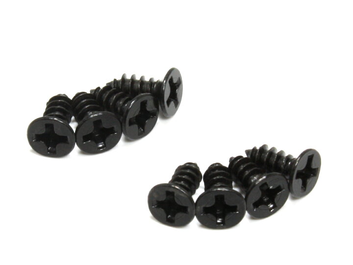 楽天市場 タッピング皿ネジ M3 8mm 8本セット ブラック Nfj謹製エンクロージャー自作キット共通パーツ ネジ小 Nfjストア 楽天市場店