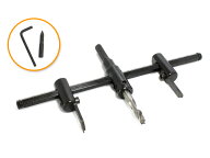 アジャスタブル サークルカッター 30mm-200mm 木工用 工具 円切り 穴あけ DIY 自在錐 自由錐 フリーサイ…