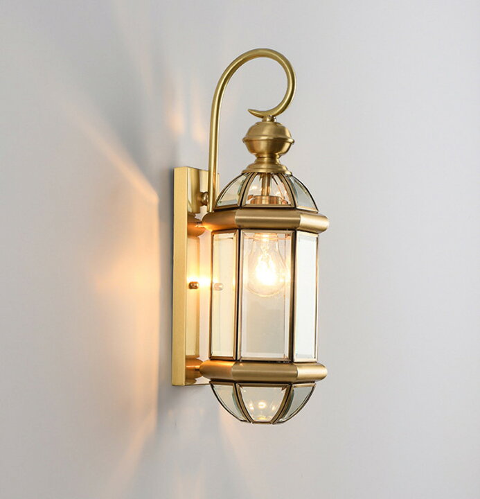 楽天市場】ブラケットライト 北欧 真鍮 壁掛け灯 壁掛けライト 防雨型  