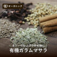 有機ガラムマサラ(20g～1kg)【エヌ・ハーベスト】大人の辛い ミックススパイス カレースパイス カレー粉 …