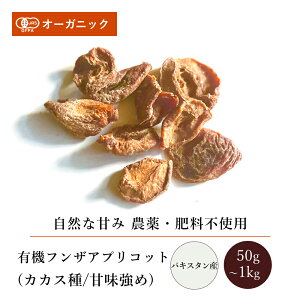 有機フンザアプリコット(カカス種/甘味強め)≪50g〜1kg≫【エヌ・ハーベスト】パキスタン フンザ産 ドライフルーツ ドライアプリコット ドライ杏子 あんず 自然栽培 天日干し フェアトレー