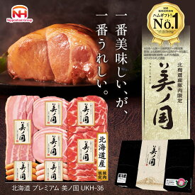 【公式店限定】日本ハム 公式 北海道プレミアム 美ノ国 UKH-36 お歳暮 御歳暮 ハムギフト ギフト セット 詰め合わせ ハム 生ハム ウインナー ウィンナー ソーセージ おつまみ 冬ギフト 贈答品
