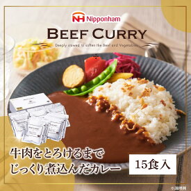 【ポイントアップ】5/9 20:00~5/16 01:59【公式】日本ハム カレーギフト 牛肉をとろけるまでじっくり煮込んだカレー BC-30R 150g×15食入 ギフトセット 仕送り ローリングストック レトルトカレー 冬ギフト