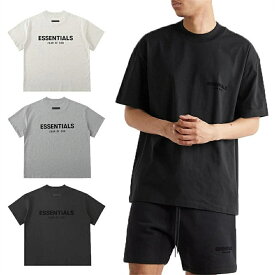 ESSENTIALS エッセンシャルズ Tシャツ 半袖 メンズ レディース 1977 Logo T-Shirt ロゴ Tシャツ ブラック