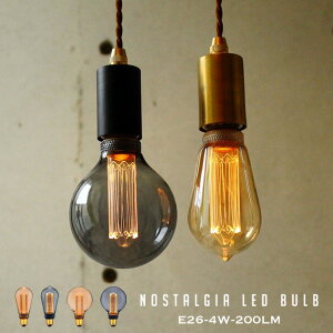 NOSTALGIA LED Bulb /mX^WA LEDou WEST VILLAGE TOKYO (EGXgrbWg[L[) LEDd E26 25W d4W 2200K 200lm([)