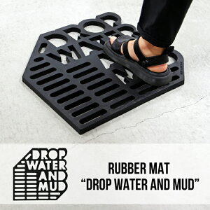 Rubber Mat gDrop water and mudh o[ }bg ghbv EH[^[Ah }bhh here / qA[ W50×D48×H1.8cm hA}bg Op Opփ}bg hA}bg GgX detail
