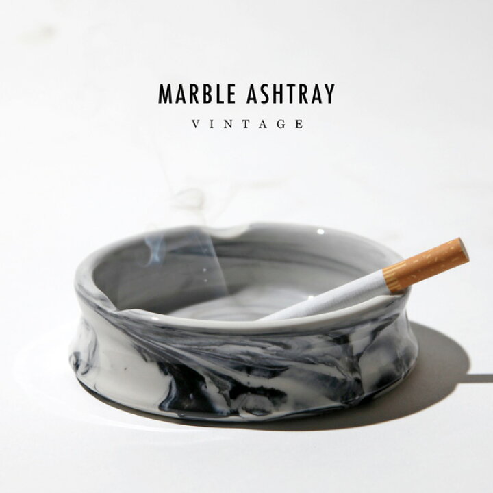 楽天市場】MARBLE ASHTRY / マーブル アシュトレイ 直径11cm×H3cm 喫煙 
