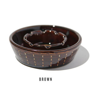 SLIPWARE ASHTRAY / XbvEFA AVgC CXgD^ a14cm×H4cm i DM t AVg[ ^oR  {