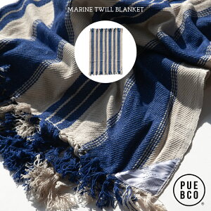 MARINE TWILL BLANKET / } ^I uPbg PUEBCO vGuR 132×160cm X[Pbg G| Ђ zc ^IPbg |zc }`NX Jo[ t@ubN Ђ| \t@| 