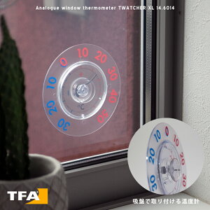 TFA Dostmann / Analogue window thermometer TWATCHER XL 14.6014 TFAhXg} AiO EBhE T[[^[ OC Op xv RtH[g[^[ xv a13cm hCc Ǌ| tsukuda ϊ