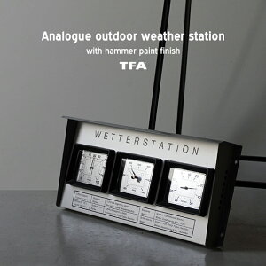 TFA Dostmann / Analogue outdoor weather station 20.2019 TFAhXg} AiO AEghA EFU[Xe[V Cیv xv Cv xv hCc Ogp\ Ǌ| H17.4cm×W39cm×D6cm tsukuda ϊ