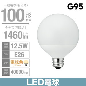 (100W) G95{[` LEDd E26 dF Lz^Cv LDG7LG95 d 12.5W 2700K 1460LM([) LDG13LG95 YAZAWA