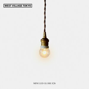 MINI LED GLOBE E26 / �~�j LED�d�� �O���[�u WEST VILLAGE TOKYO (�E�G�X�g�r���b�W�g�[�L���[) ���a5cm×H7.2cm LED�d�� E26 10W���� ����d��1W 70LM(��ʓd��10W�����j�G�W�\�� �d�� �Ɩ� NOSTALGIA LED Bulb �m�X�^��