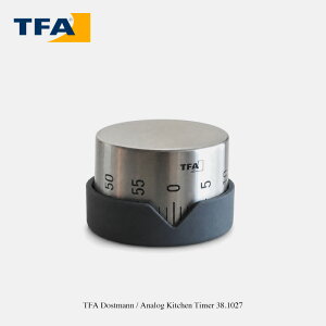 TFA Dostmann / Analog Kitchen Timer 38.1027 / TFA�h�X�g�}�� �A�i���O �L�b�`�� �^�C�}�[ �A�i���O�T�[�����[�^�[ ���^ �@�B�� �����^�C�}�[ �X�e�����X�� �Q�[�����Ԑݒ� �L�b�`���p tsukuda & co �ϊ��