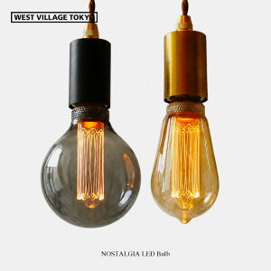 NOSTALGIA LED Bulb /�m�X�^���W�A LED�o���u WEST VILLAGE TOKYO (�E�G�X�g�r���b�W�g�[�L���[) LED�d�� E26 25W���� ����d��4W 2200K 200lm(���[����)