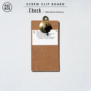 yCheckzSCREW CLIP BOARD / XN[ Nbv {[h PUEBCO vGuRH25×W13.5×D2.3(cm)  c ̎ TC oC_[ Nbv X Vbv ^J