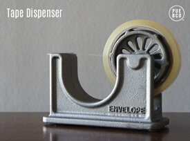 Tape Dispenser / テープディスペンサー PUEBCO / プエブコ シルバー 鉄 鋳鉄 アイアン テープ 什器 ショップ セロハン ビンテージ