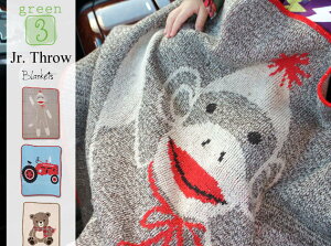 Jr. Throw Blanket / WjA X[ uPbg green3 / O[3 uPbg qp TCNjbg G| Z[^[ jbg USA AJyyΉ_Cz