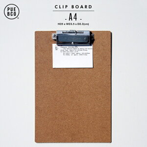 yA4zCLIP BOARD / Nbv{[h PUEBCO vGuRH35 x W23.5 x D2.3(cm) A4TCY oC_[ Nbv X Vbv
