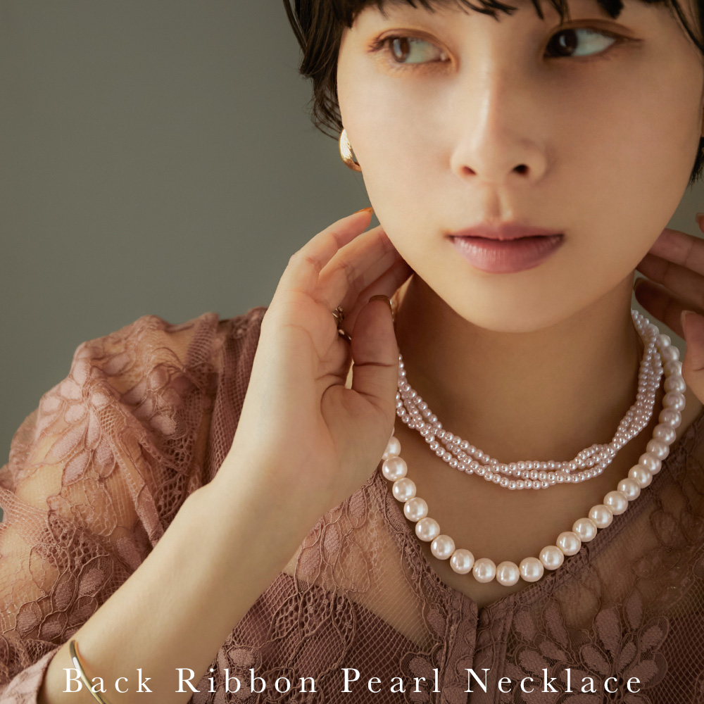 WINK PEARL#パール#ネックレス#真珠#チョーカー#ハート-