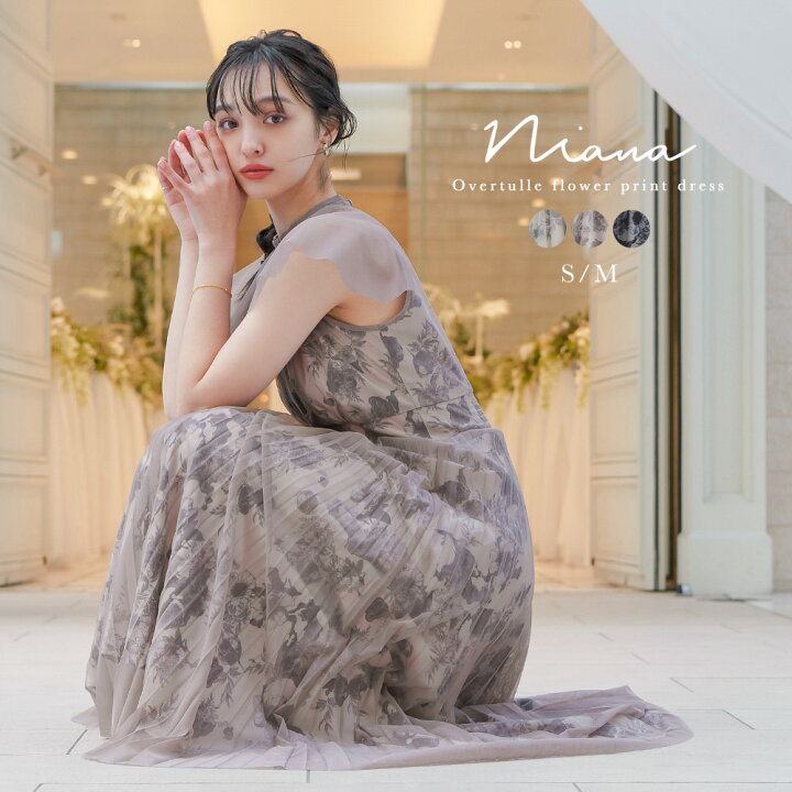 楽天市場】結婚式 ワンピース パーティードレス 花柄 フラワー 