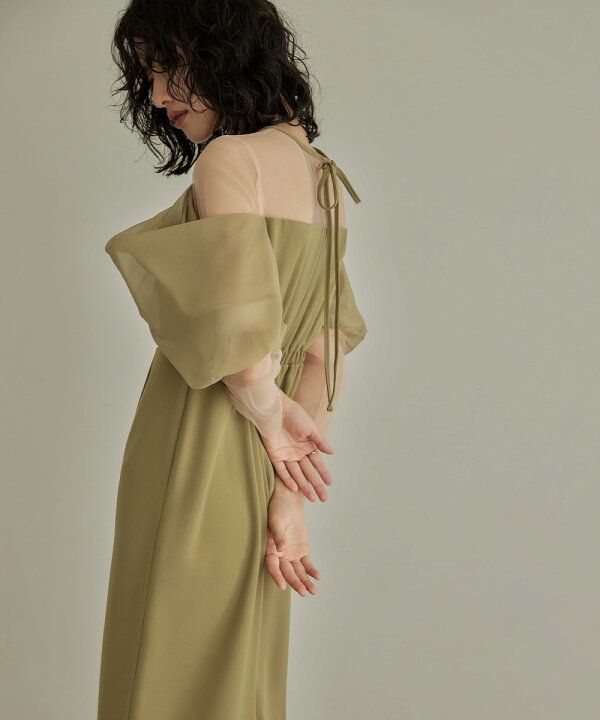 楽天市場】オフショルダータイトドレス パーティードレス 結婚式  